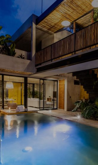 Alojamientos en villas de lujo en Tulum